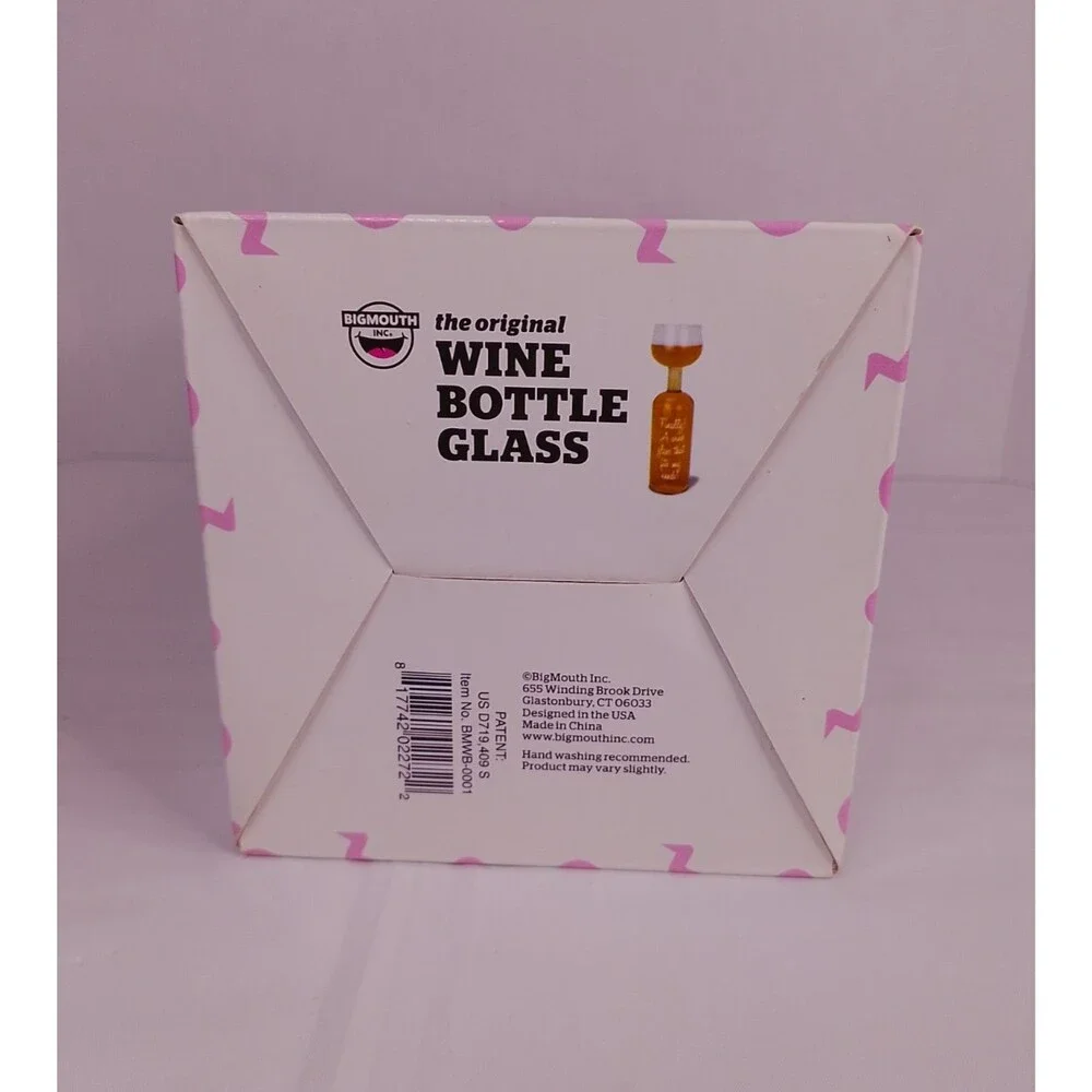 BigMouth Inc The Original Wine Bottle Glass 750ml Gag Gift Novelty New Open Box